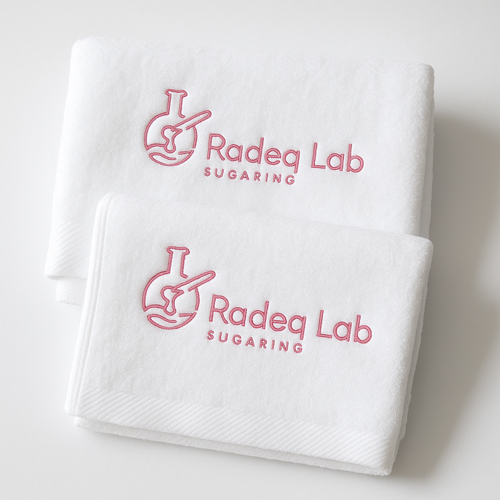 
                  
                    Terry Towel Prestige with Radeq Lab Logo
                  
                